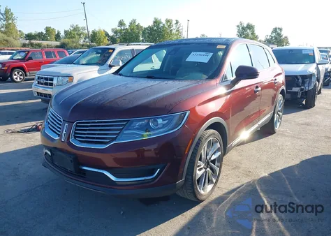 2016 Lincoln Mkx Reserve z USA, uszkodzony, nr VIN 2LMPJ8LR3GBL88211
